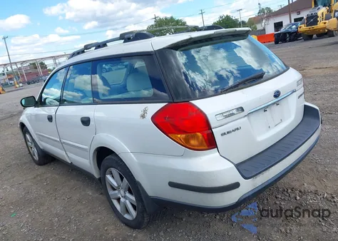 2007 Subaru Outback 2.5I из США, поврежденный, VIN 4S4BP61C377323794